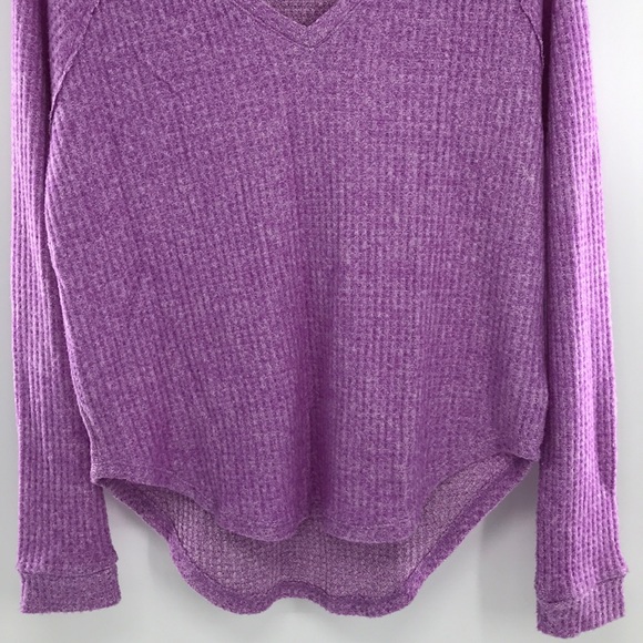 NEW AmericanEagle OutfittersSweater HighLow Purple - Picture 4 of 11